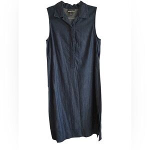 Lafayette 148 New York Womens Y2K 90s  Maxi Dress Sz 12P Teacher Classic